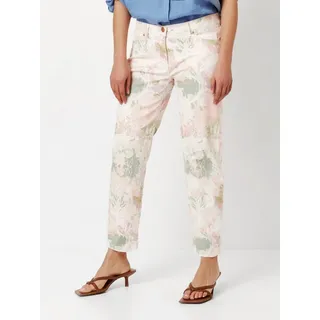 TONI 7/8-Jeans Perfect Shape mit floralem Muster rosa 46