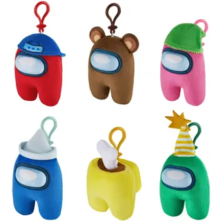 P.M.I. Among Us Clip On Plush Characters 13cm (S2) (AU7204) - 1 Plush