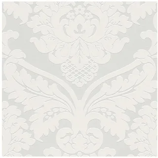A.S. Création Vliestapete Barock 0,64 x 10 m 554338 Schwarz/Silber/Weiß