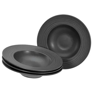CreaTable Lava Stone Tafelservice 4-tlg. anthrazit