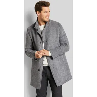 Bugatti Wollmantel aus recyceltem Wollmix grau