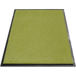 Fußmatte Schmutzfangmatte Monochrom Fixgrößen, Viele Farben & Größen, Floordirekt, Höhe: 7 mm grün 40 cm x 60 cm x 7 mm