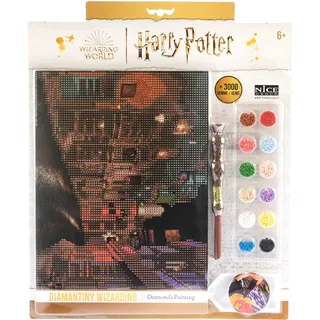 DIAMANTINY Harry Potter-Landscape Diagon Alley - Kreieren Sie das Mosaik, Crystal Art, Diamond Painting, 1 Bild, mehrfarbig, Small, 21001