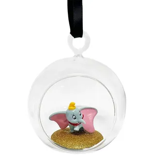 Disney Christbaumschmuck Weihnachtskugel Dumbo 3D-Figur, 11 × 10 × 9 cm bunt