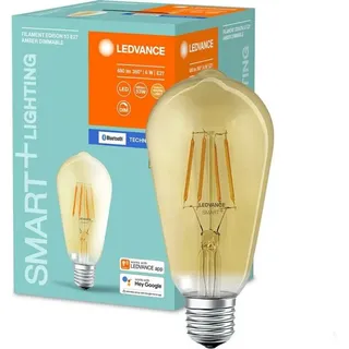 Ledvance LED Filament Smart+ Edison ST64 5,5W = 45W E27 Gold 600lm extra warmweiß 2500K Dimmbar App Google Apple HomeKit Bluetooth