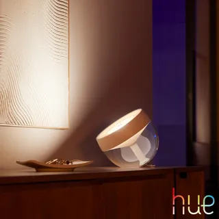 PHILIPS Hue Iris LED RGB Tischleuchte mit Dimmer, 26446500,