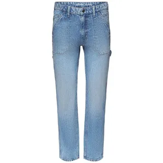 Esprit Straight-Jeans Gerade Carpenter Jeans mit mittelhohem Bund blau 29/32