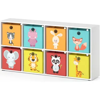 Vicco Kinderregal Scutum 143 x 72 cm Kiefer weiß