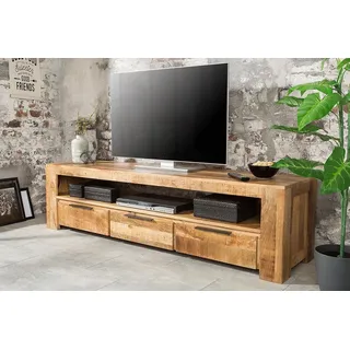 riess-ambiente Lowboard IRON CRAFT 170cm natur, Massivholz · TV-Board · 3 Schubladen · Mangoholz · Wohnzimmer braun