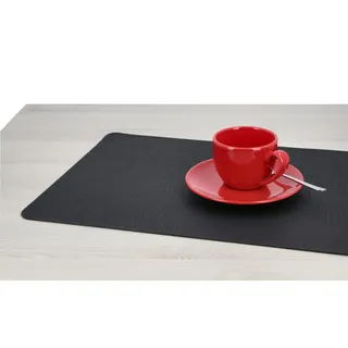 KHG Platzmatte   , schwarz , Kunststoff , Maße (cm): B: 33