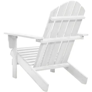 vidaXL Gartenstuhl 70,5 x 96 x 92 cm weiß