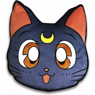 abysse corp sas Luna Kissen 35 x 33 cm Blau