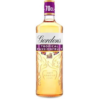 Gordon's Tropical Passionfruit Gin, Premium destilliert, Erfrischend köstlich, mit Passionsfruchtgeschmack, Empfohlenes Geschenk für die Abende mit Freunden, 37,5% vol, 700 ml Einzelflasche |