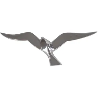 Gilde Casablanca Wanddeko Flying Bird 34 cm Aluminium