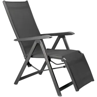 Kettler BasicPlus Relaxsessel 61 x 90 x 111 cm anthrazit/anthrazit klappbar