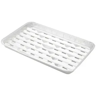 Primaster Grillschale 34 x 23 cm Aluminium grau