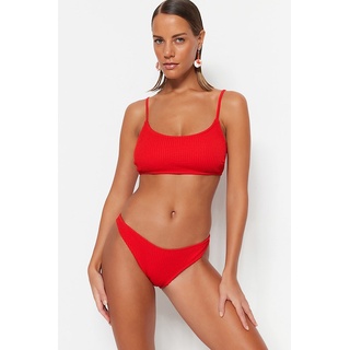 trendyol Bikini-Hose in Rot - 42
