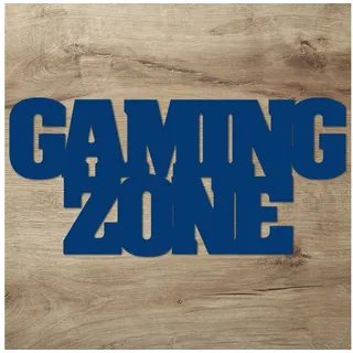 Namofactur LED Dekolicht Gaming Zone - Gamer Licht Wanddeko mit RGB Farbwechsel, LED fest integriert, RGB Farbwechsel, Wanddekoobjekt USB Wohnzimmer Leuchte mit Fernbedienung blau