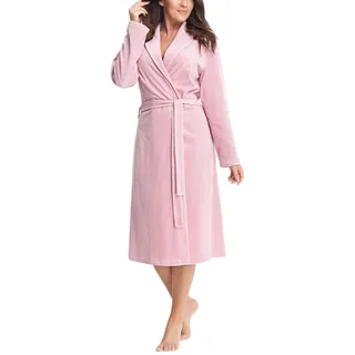 Aquarti Bademantel Velours Puderrosa XL