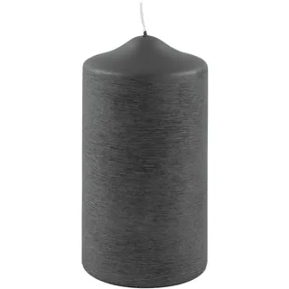 Fink Stumpenkerze 15 cm grau