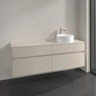 Villeroy & Boch Waschbeckenunterschrank 4 Auszüge 160 x 54,8 x 50 cm Cashmere Grey