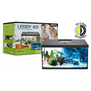 AquaEl Leddy 60 54 l Aquarium Set Schwarz