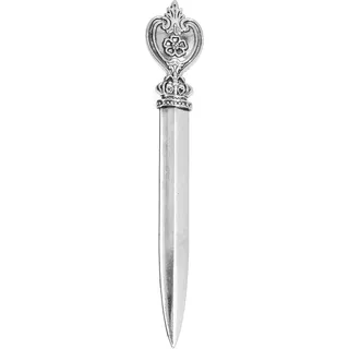 Yunxwd Brieföffner, Letter Opener aus Metall, Brieföffner aus Edelstahl Messer, Brieföffner für Desktop Haus Büro Schule, Büromaterial (Silber)