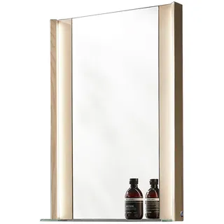 Valdera Badezimmerspiegel, Esche, Holz, Esche,Esche, massiv, 62x76.8x14.1 cm, Goldenes M, Made in Germany, Dgm, Badezimmer, Badezimmerspiegel, Badspiegel