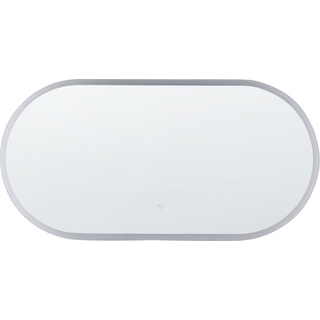 Beliani, Spiegel, Badspiegel mit LED-Beleuchtung oval 120 x 60 cm CHATEAUROUX