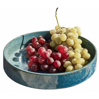 Loberon Salatschüssel Darney Blau 2-tlg.