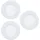 3er Set Einbauleuchte Ø 8,6 cm weiß