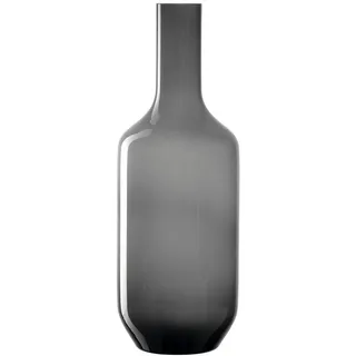 LEONARDO Bodenvase Dekovase MILANO, handgefertigt (1 St), aus Glas, in Flaschenform grau Ø 18 cm x 50 cm