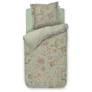 PiP Studio Bettwäsche Pip Studio Bettwäsche Set, Bettwäsche Set Mumbai Morning, 2 teilig grün
