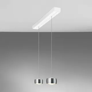 OLIGO Grace Pendelleuchte, LED 2-flammig mit unsichtbarer Höhenverstellung, 63-506-34-21+62-506-10-21+G42-931-51-12#2,