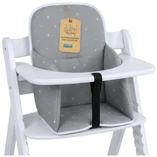 Totsy Baby Sitzverkleinerer Hochstuhl Baby Sitzkissen - Kinder Sitzauflage für Hauck und Stokke grau