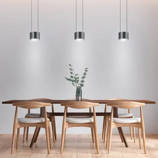 Bankamp Impulse 3-flg. 60 cm grau Aluminium