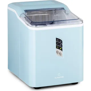 Klarstein Eiswürfelmaschine Klein, Schneller Ice Cube Maker, Eiswürfelbereiter Selbstreinigend, Eiswürfelgerät für Große und Kleine Eiswürfel, mit