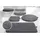 50 x 80 cm halbrund rubber