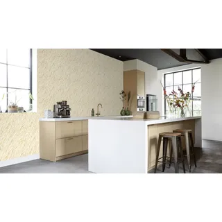 tesa rasch Carrara Vliestapete 6 m x 0,30 m 1 St Beige/Gold/Weiß