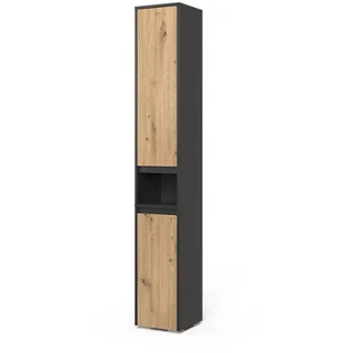 Vicco Majest Badschrank 30,2 x 191,5 cm Anthrazit/Artisan