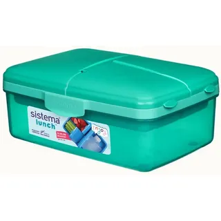 sistema Lunchbox Sistema 1,5L Quaddie Lunchbox - Teal