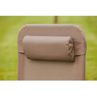 Merxx Kopfkissen für XXL-Wellnessliege Taupe