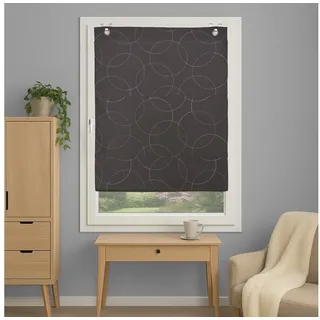 HOME WOHNIDEEN Magnetrollo ADALIA 70 x 130 cm anthrazit