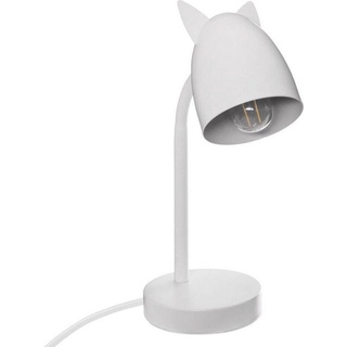 Home-trends24.de Schreibtischlampe Tischlampe Lampe Kinder Kinderzimmer Ohren Mädchen Junge, ohne Leuchtmittel weiß