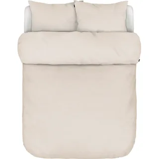 Valka Bettwäsche 240 x 220 cm beige aus Leinen mit 2 Kissenbezügen 60 x 70 cm