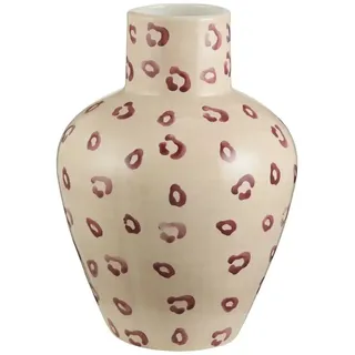 HOME STORY Vase Leodesign   , rosa/pink , Dolomite , Maße (cm): H: 25,5  Ø: 18.5