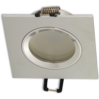 Trano LED Einbaustrahler eckig warmweiß 1,2 Watt 230V - GU10 Einbau-spot als Deckenleuchte und Decken-Strahler - Einbauleuchte 60-70mm Bohrloch Einbau-lampe Deckenspot