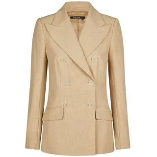 MARC AUREL Kurzblazer Schmaler Doppelreiher Blazer beige 38