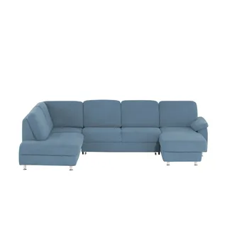 meinSofa Wohnlandschaft  Oliver , blau , Maße (cm): B: 300 H: 85 T: 202.0