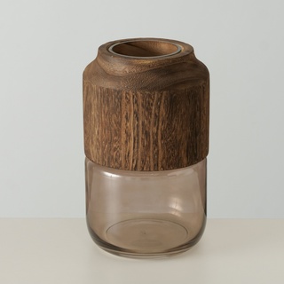Vase KAYO (DH 14x23 cm) - braun